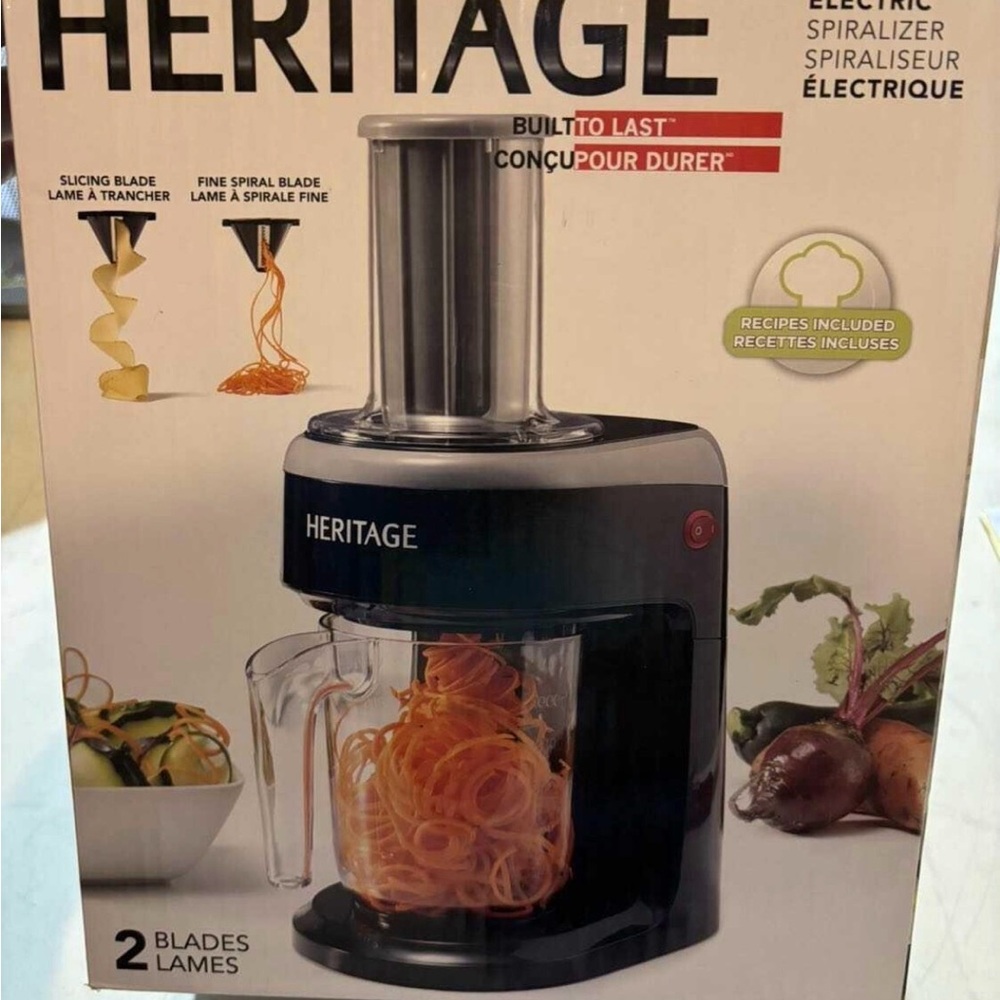 Heritage Electric Spiralizer - Black and Silver